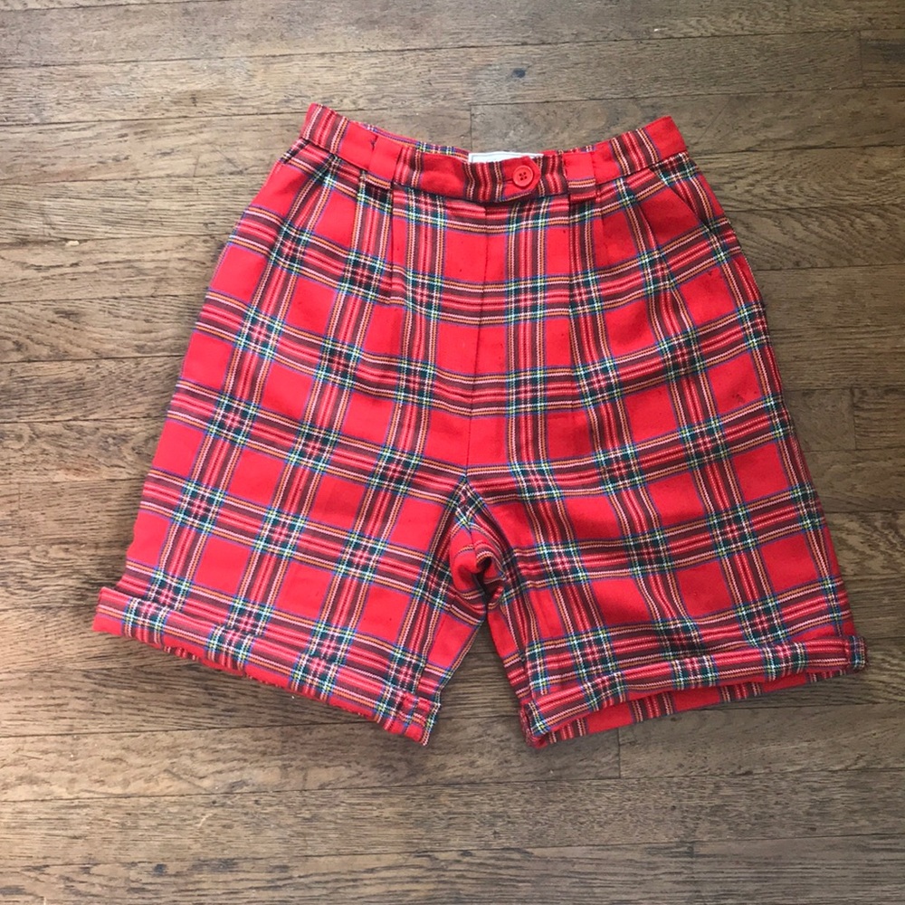 Vintage Plaid Shorts